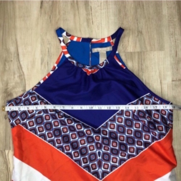 Banana Republic Blue Sleeveless Halter Sundress - Picture 2 of 9